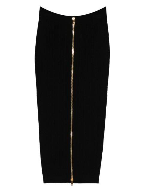 Balmain Balmain Women Buttoned Long Skirt