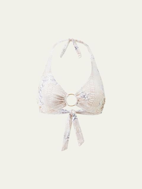 MELISSA ODABASH Brussels Leopard Bikini Top