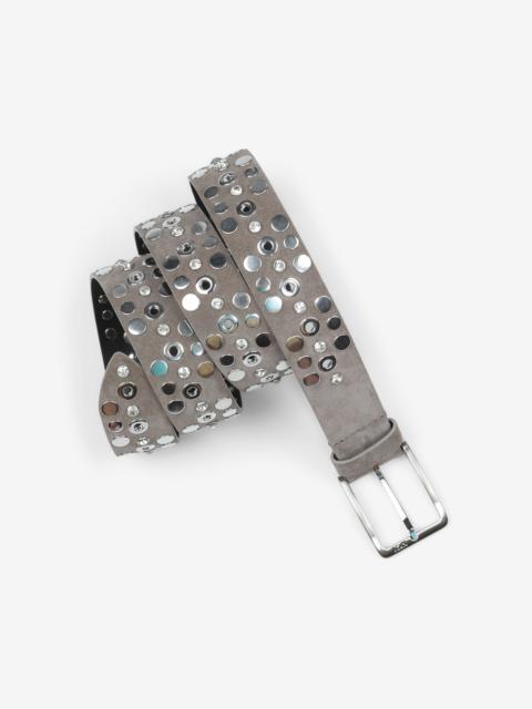 N°21 SUEDE BELT WITH STUDS