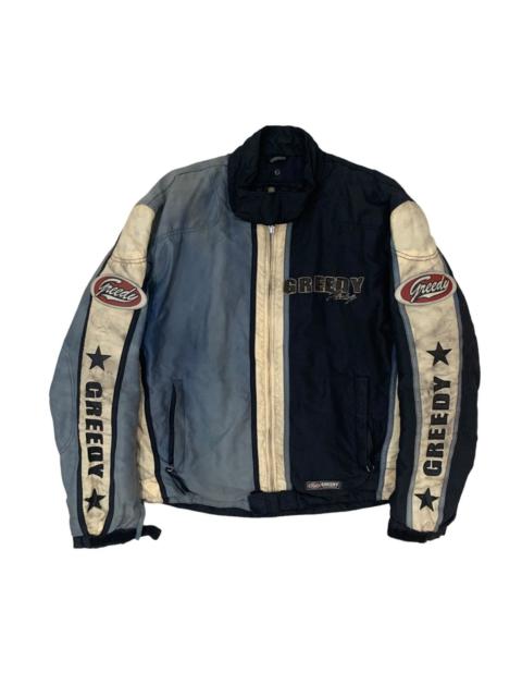 Other Designers Vintage Sunfaded Greedy Racing Riders Jacket