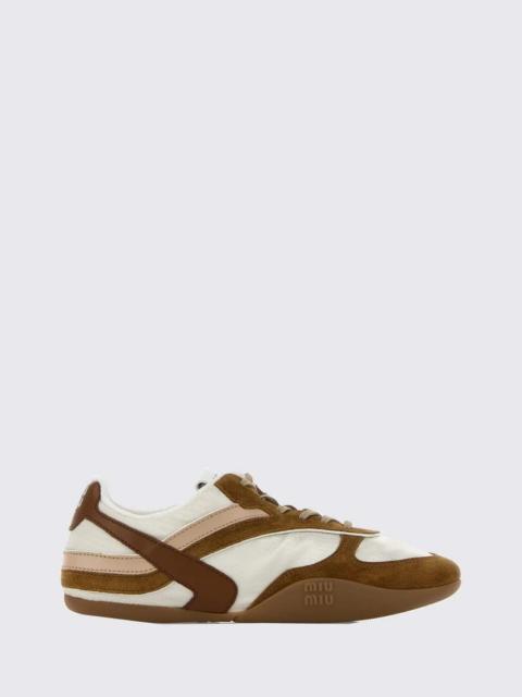 Miu Miu Miu Miu Women Gymnasium Sneakers Miu Miu In Re-Nylon And Leather