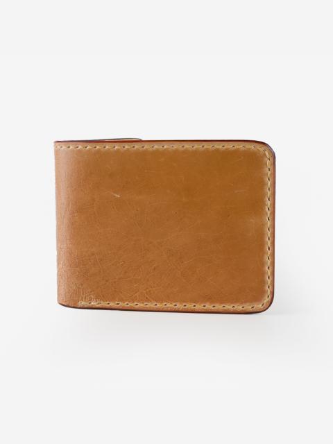 Iron Heart IHG-071-NAT Slimline Small Shell Cordovan Wallet - Natural