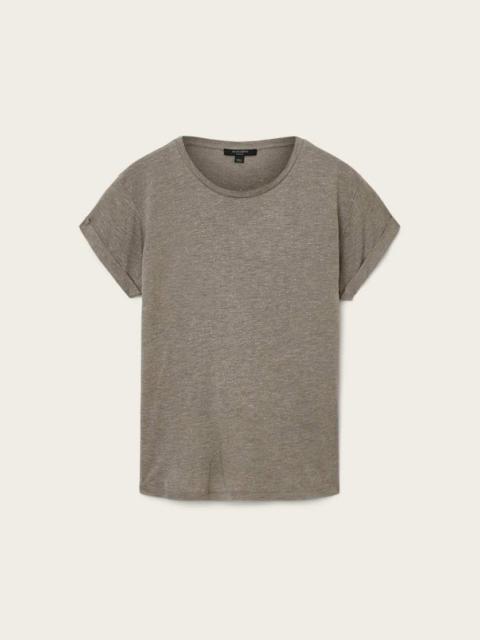 ALLSAINTS ANNA SHORT SLEEVE SHIMMER T-SHIRT