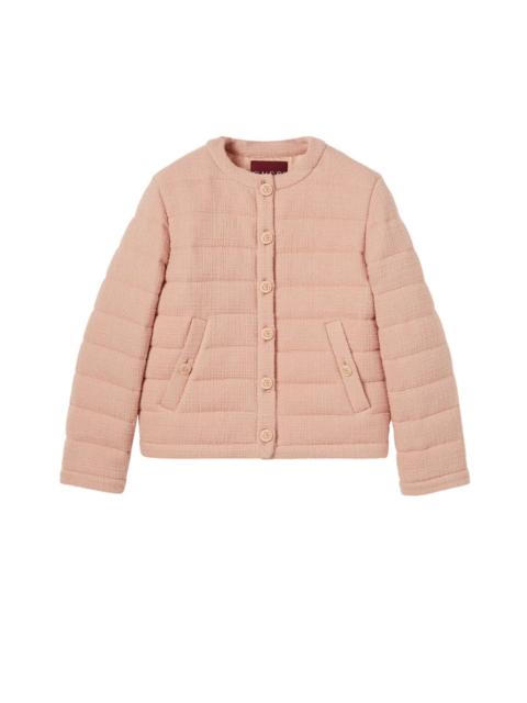 GUCCI GUCCI $3980 Light Pink Wool Tweed Jacket New & Authentic (Wo