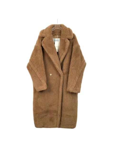 Other Designers MaxMara Teddy Series Brown Camel Hair Double-Breasted Coat