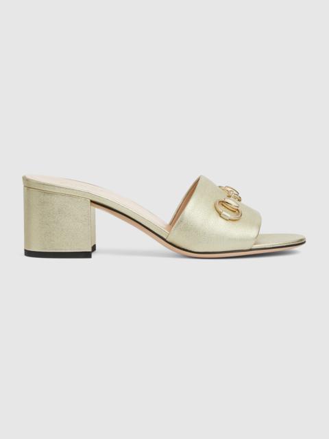 GUCCI Women's slide sandal with Horsebit
