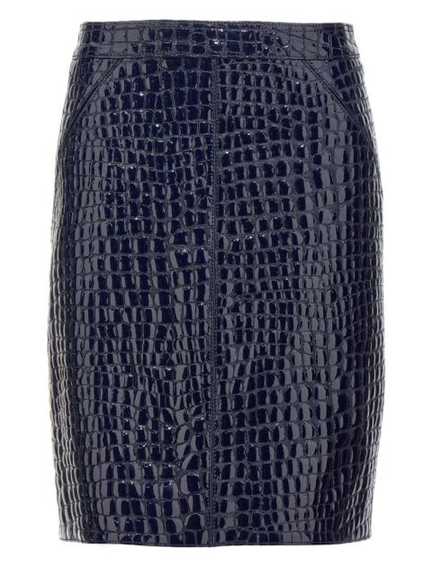 TOM FORD Croc print skirt