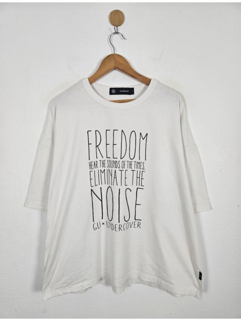 UNDERCOVER GU Undercover Freedom Eliminate the Noise Tee Shirt