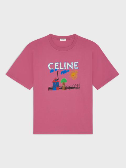 CELINE loose t-shirt IN cotton jersey