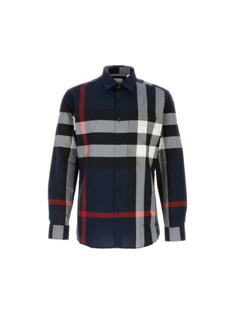 Burberry BURBERRY Embroidered Poplin Shirt New & Authentic (Men's siz