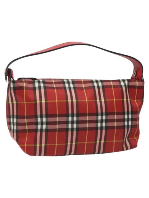 Burberry Burberry Nova Check Hand Bag Nylon Red