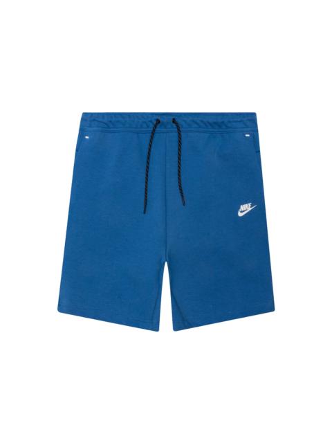 Nike Nike Sportswear Tech Fleece Shorts Marina Blue/Light Bone/Black