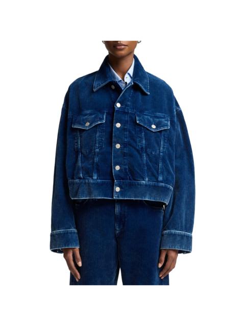 7 For All Mankind 7 For All Mankind Oli Cropped Trucker Jacket