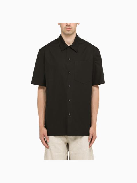 Jil Sander Black Cotton Shirt