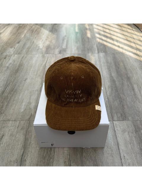 visvim VISVIM EXCELSIOR II CAP WOOL CORDS Wool-Blend Embroidered Corduroy Baseball Cap