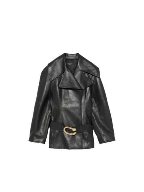 GUCCI Gucci Black Jackets - Leather Jackets Women