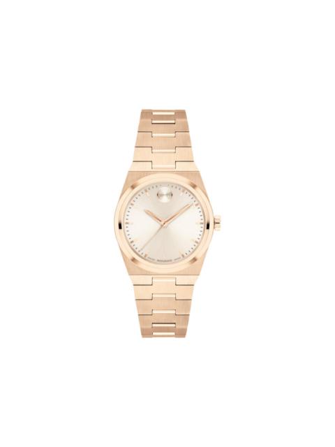 Other Designers Movado Bold Quartz Gold Dial Ladies Watch 3601293