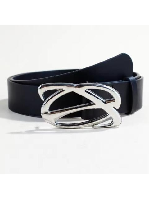 Irrugular Buckle Pu Leather Belt