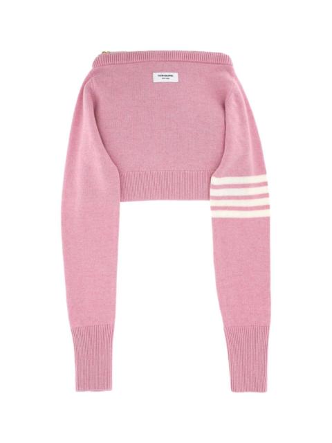 Thom Browne Thom Browne Unisex Pink Wool Clutch