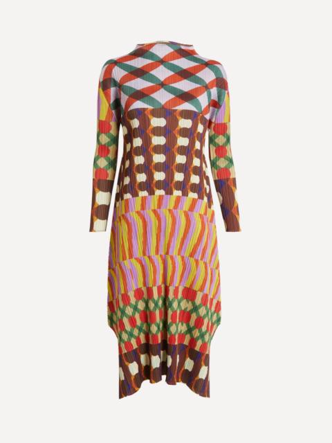 Pleats Please Issey Miyake HARMONY Pleated Midi Dress
