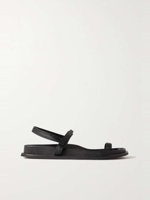 + NET SUSTAIN Keko leather sandals