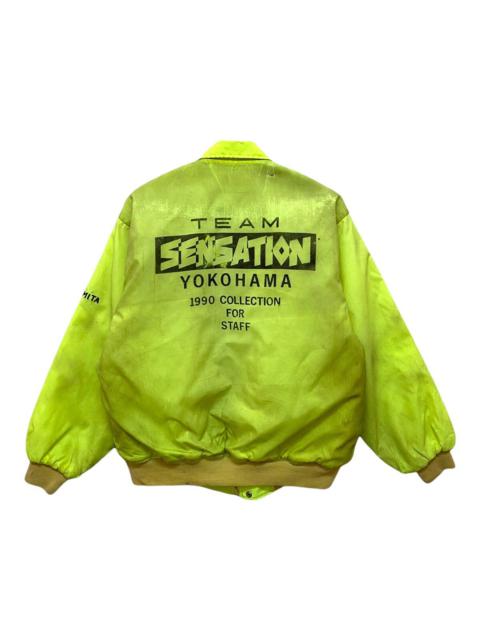 Other Designers Sports Specialties - 🔥YOKOHAMA STAFF 1990 SENSATION TEAM ARCHIVE BOMBER JACKET