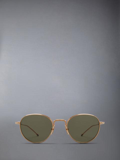 Thom Browne Titanium Round Sunglasses
