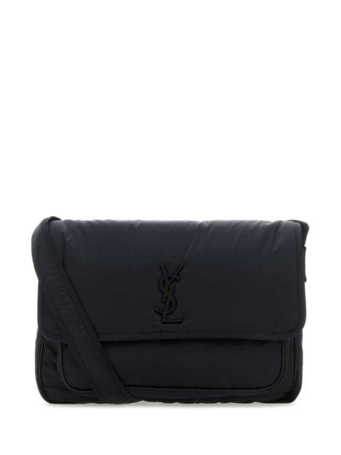 SAINT LAURENT Saint Laurent Men Dark Blue Nylon Niki Crossbody Bag