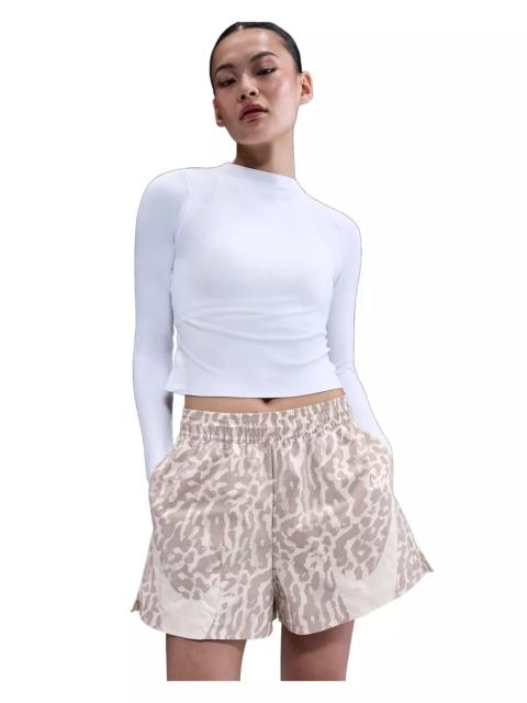 Nike Women's Sportswear Trend Woven AOP Shorts -Grey