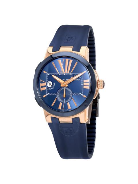 Ulysse Nardin Executive Dual Time Automatic Blue Dial Men's Watch 246-00-3/43