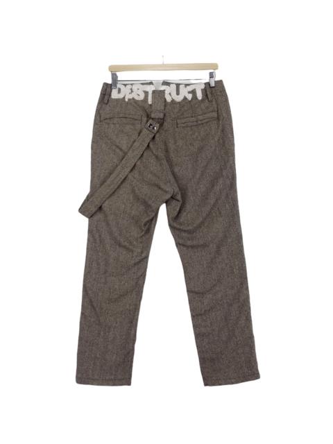 Other Designers Seditionaries - PPFM Destruct Roll Up Wool Blend pants