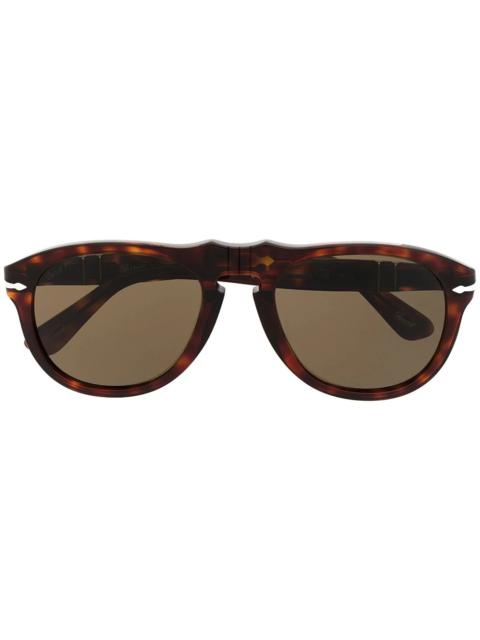 Persol tortoiseshell pilot sunglasses