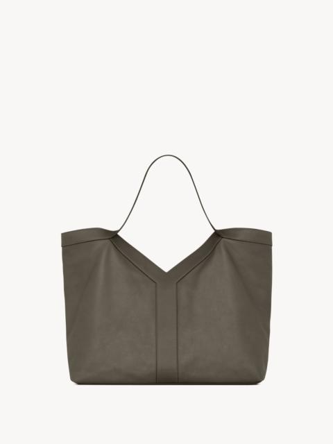 SAINT LAURENT Y LARGE TOTE IN SMOOTH LEATHER