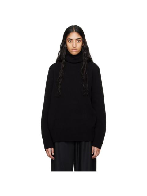 The Row Black Stepny Turtleneck