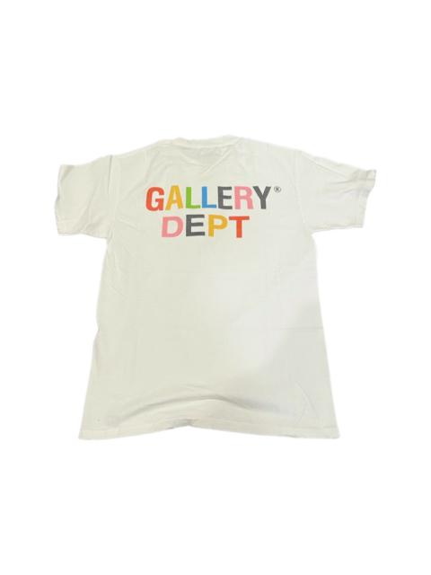 Other Designers Gallery Dept. - Rainbow logo Beverly Hills distressed tee