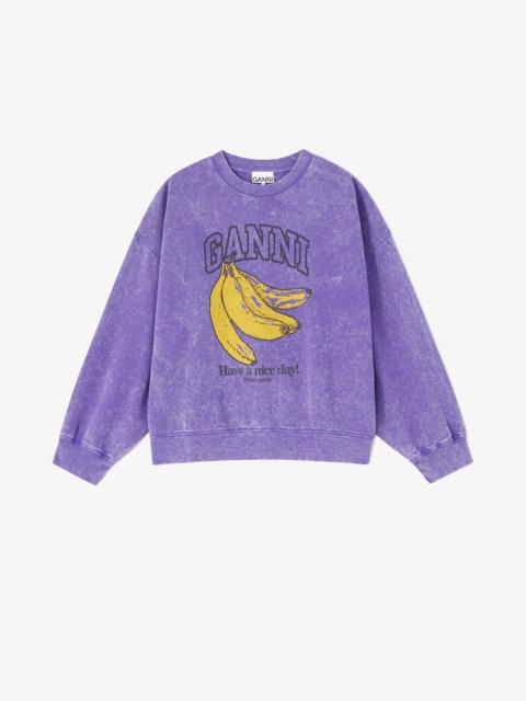 GANNI VINTAGE WASH SWEATSHIRT