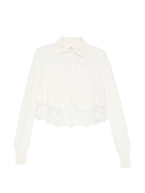 Other Designers Ermanno Scervino Women Cashemre Lace Shirt