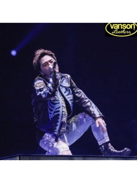 Other Designers Vanson Leathers - Clair De Lune Vanson Leather Bones Limited Black