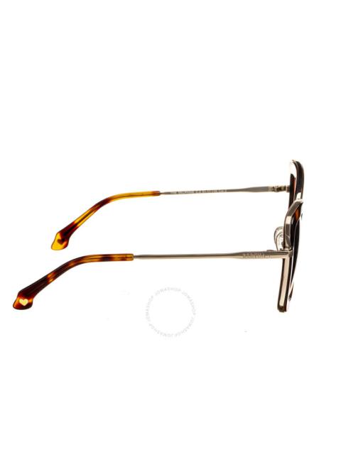 Other Designers Bertha Ladies Tortoise Square Sunglasses BRSIT106-3