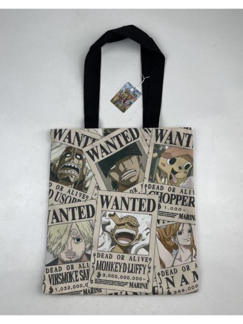 one piece wanted poster tote bag tc39
