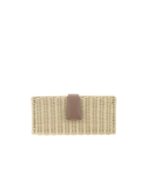 Other Designers CARLA SAINT-BARTH - Carla Saint Barth – Vimini Long Clutch – Natural / Desert