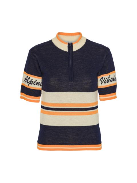 HENRIK VIBSKOV RACE JERSEY SHORT SLEEVE - NAVY ALPINI