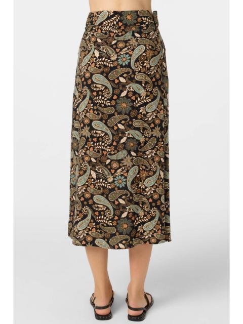 O'Neill Sunni Rosalia Paisley Midi Skirt