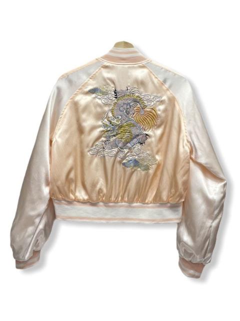 Other Designers Japanese Brand - WEGO Japan Sukajan Dragon Embroidery Tattoo Crop Jacket