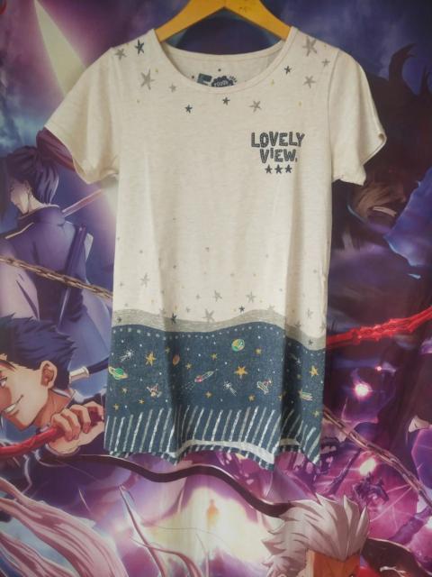 Hysteric Glamour Rough Wear Astronaut Space Graphic Woman Tee