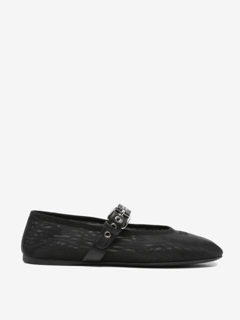 Miu Miu MIU MIU - Women Mesh Ballerina Flats