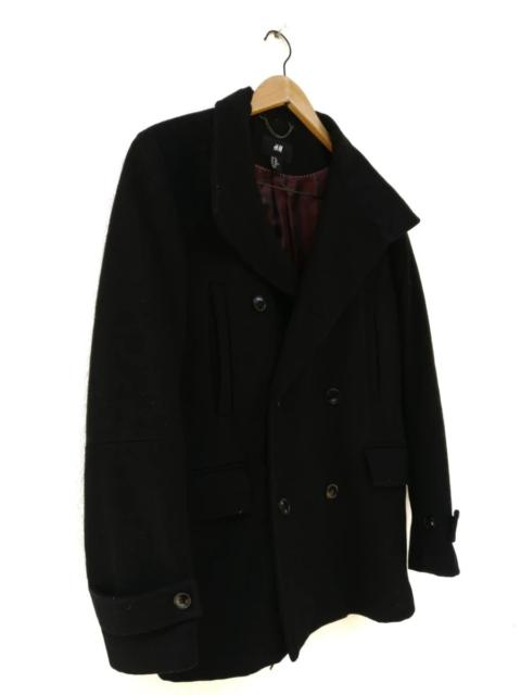 Other Designers Black -  Final Drop! Double Breast Coat Wool Heavy Jacket