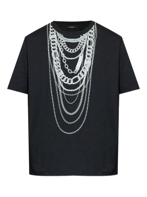 Balmain Chain Trompe Loeil T-Shirt