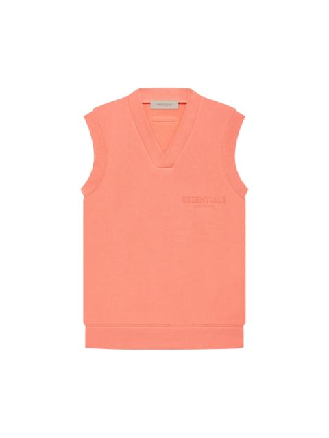 ESSENTIALS Fear of God Essentials V Neck Vest 'Coral'
