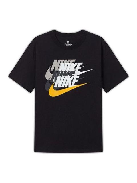 Nike Men's Nike As Nsw Prem Ss Tee Athleisure Casual Sports Logo Printing Short Sleeve Black T-Shirt DV33